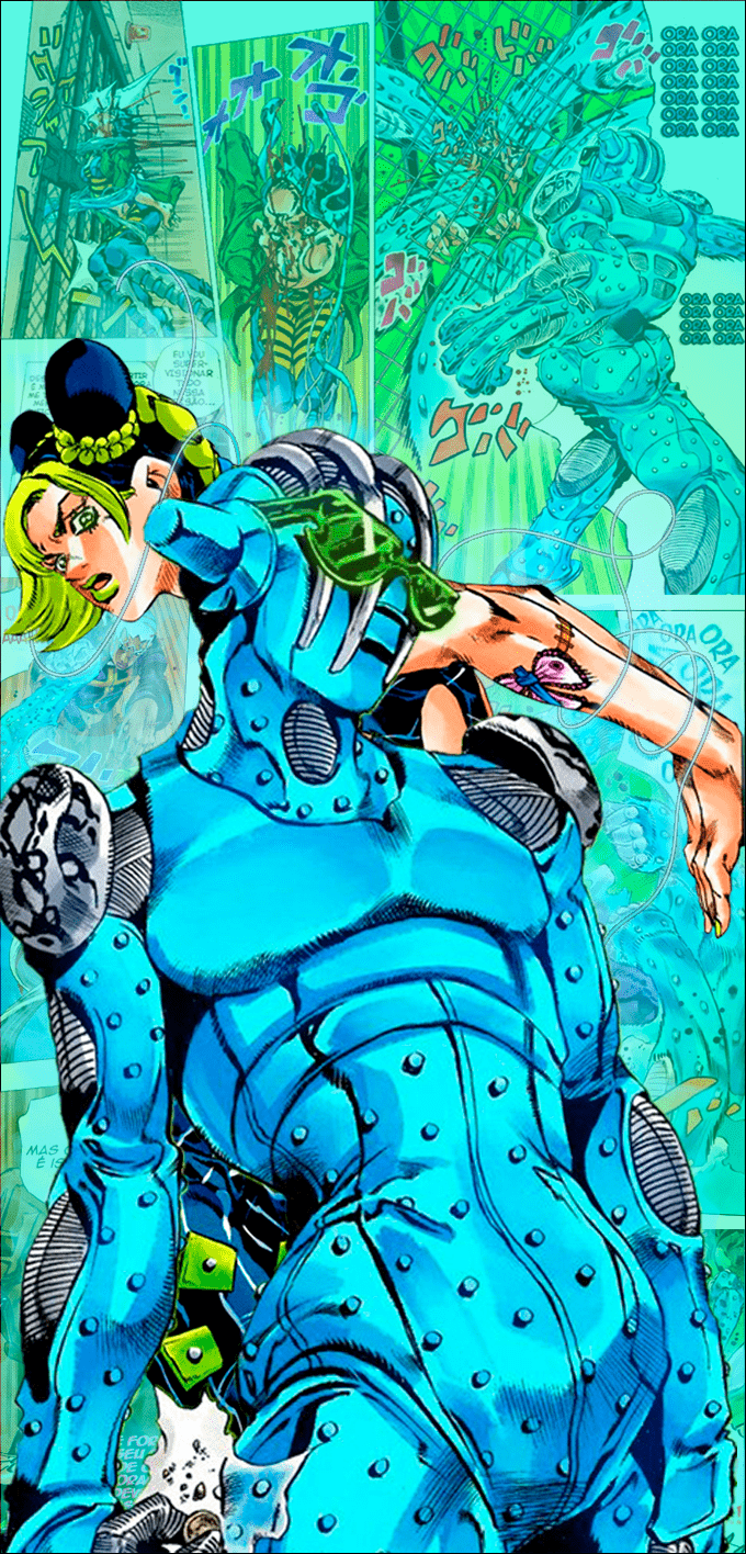 680x1416 Jolyne and Stone Free Mobile Wallpaper. Made