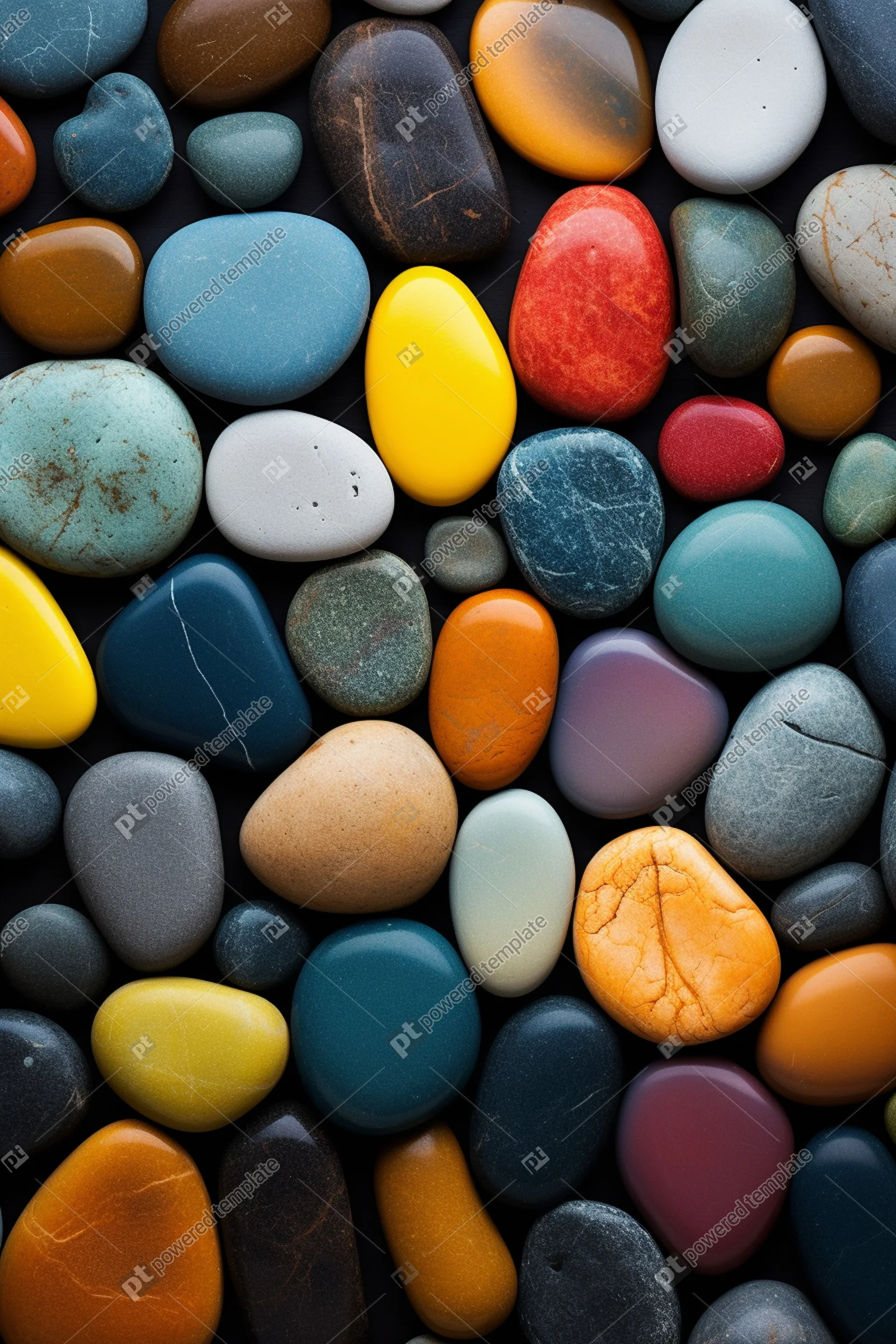 1600x2400 Abstract Colorful Stone Pattern and Dynamic Mobile Wallpaper. Free, AI Image