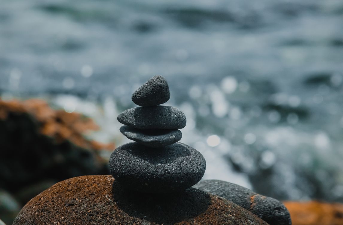 1146x750 Close Up Photo of Stone Stack · Free
