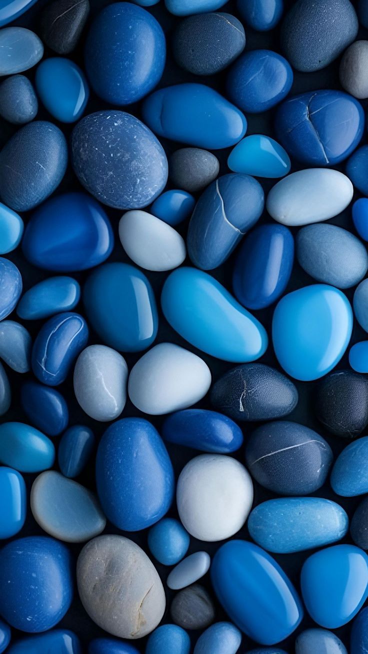 736x1308 free wallpaper 4K stones, blue, white, dark, glitter, art for mobile and desktop