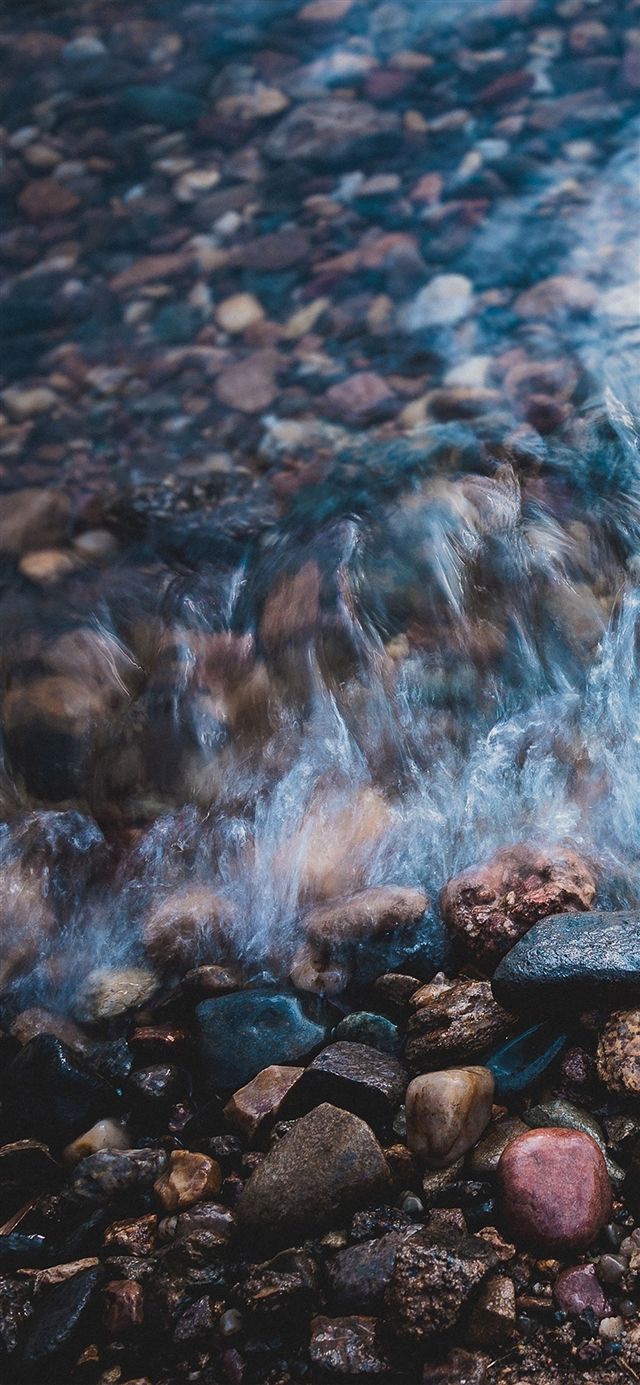 640x1385 Stone washed river iPhone X Wallpaper Free Download