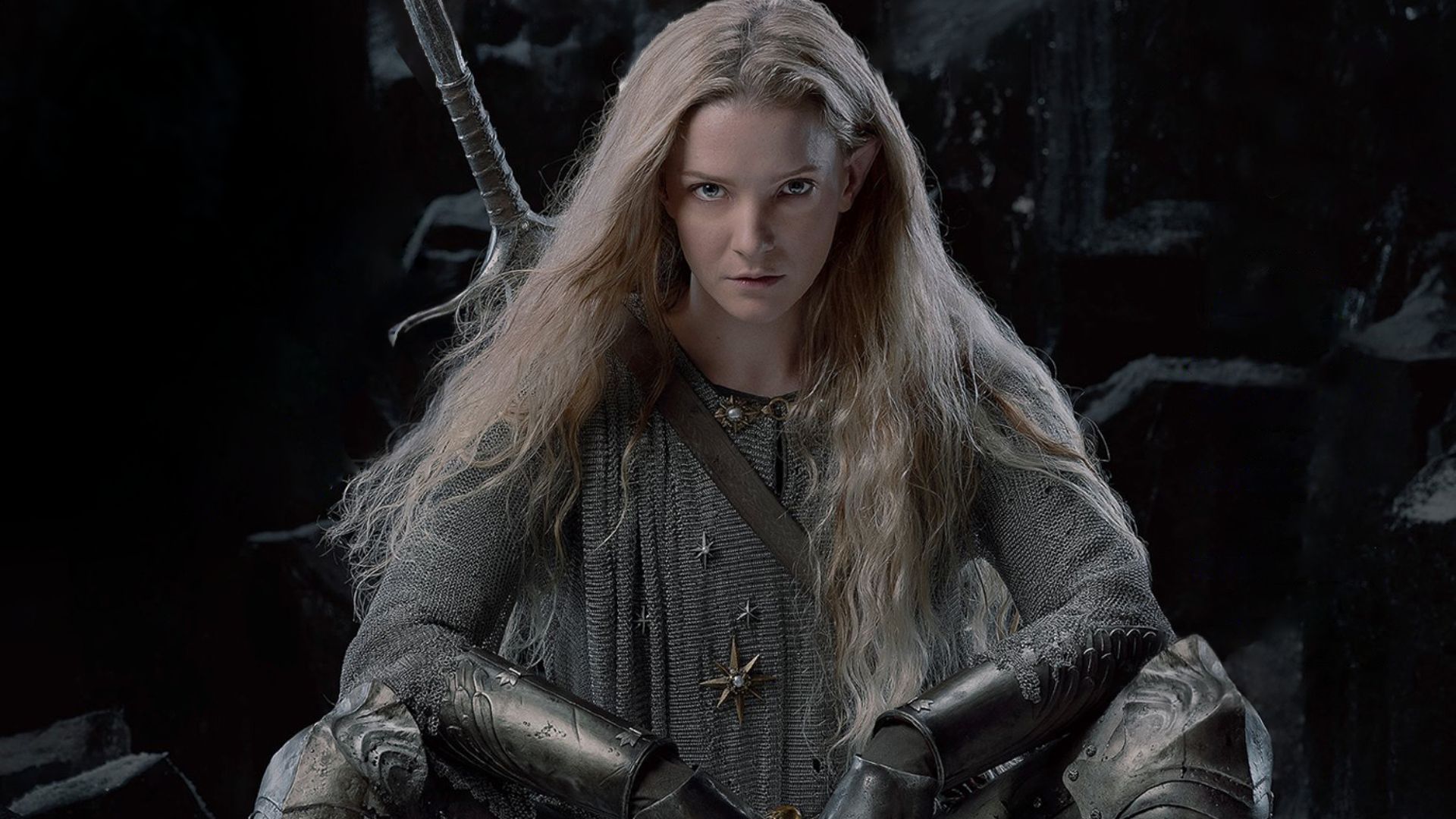 1920x1080 Morfydd Clark As Galadriel Robert Aramayo Markella Kavenagh HD The Lord of the Rings The Rings of Power Wallpaper