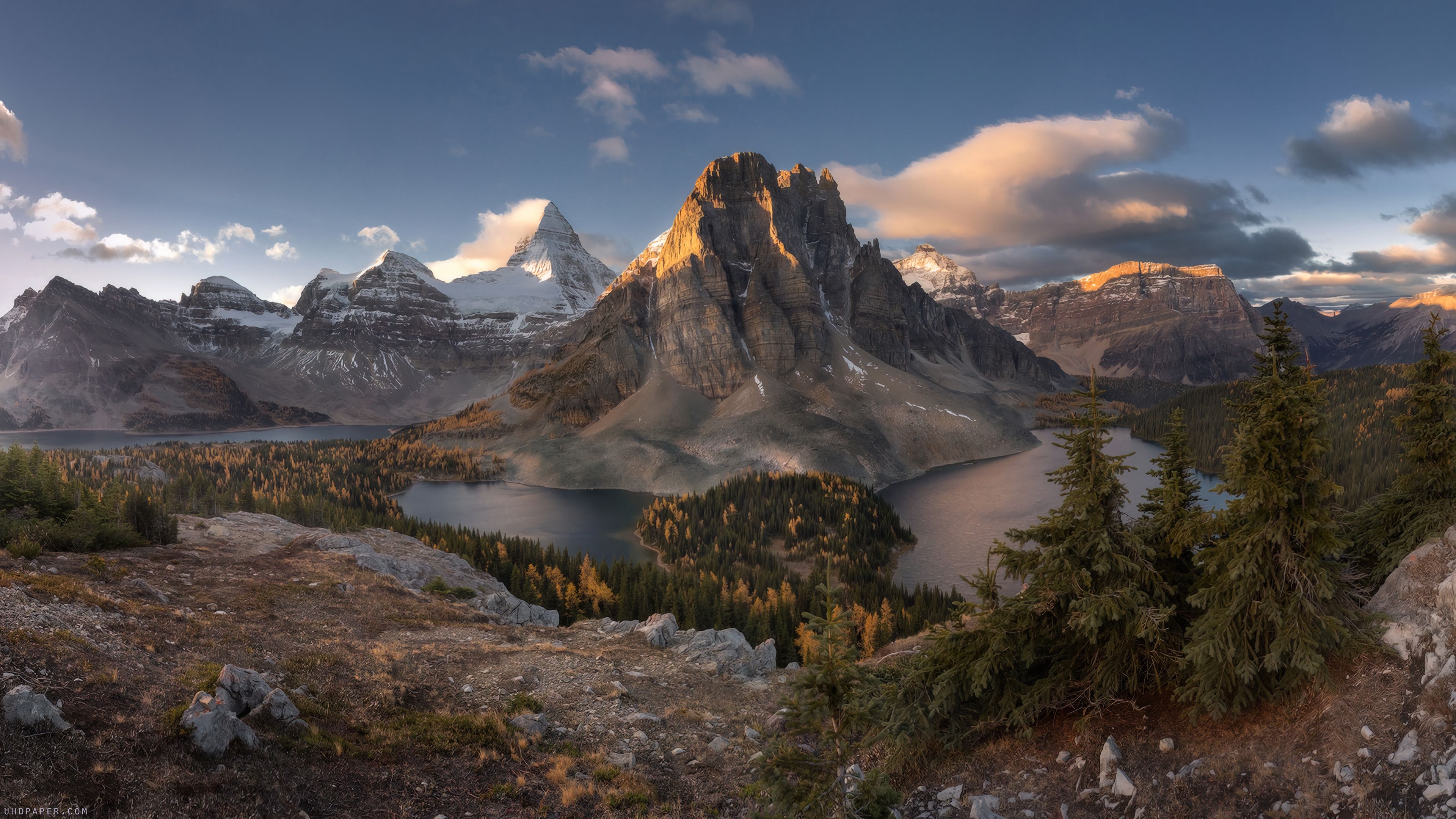 3840x2160 Mountain Clouds Scenery Landscape Wallpaper 4K HD PC f