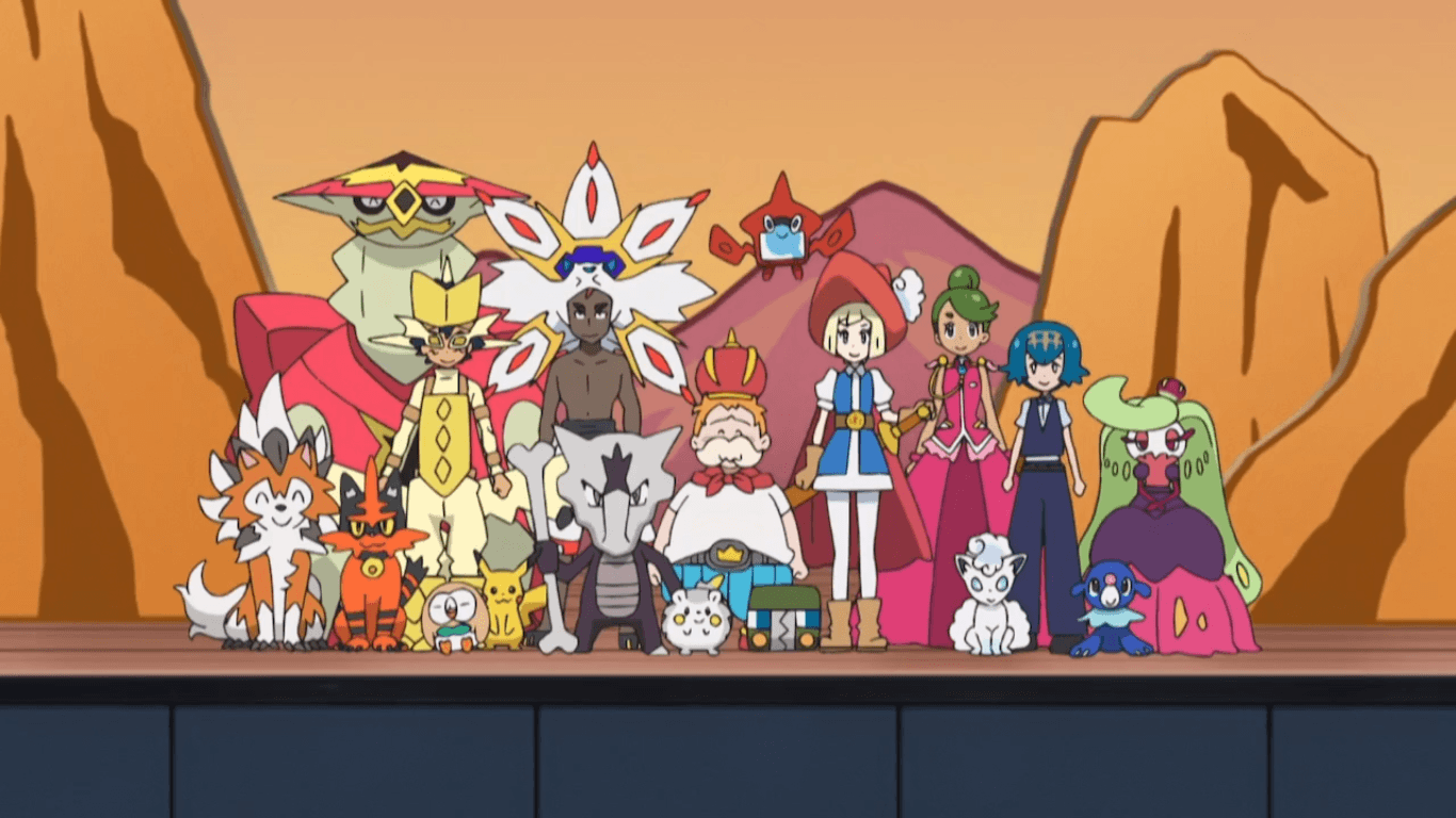 1366x768 Pokémon The Series: Sun And Moon Ultra Legends Wallpaper