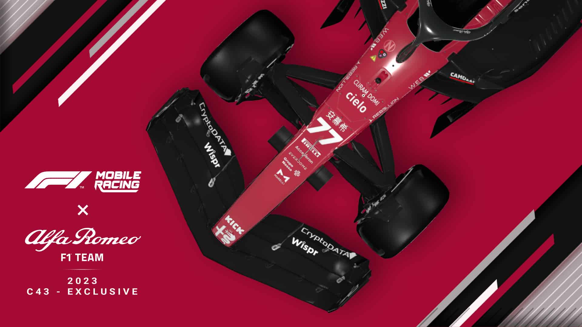 1920x1080 Alfa Romeo C43 coming to F1 Mobile Racing