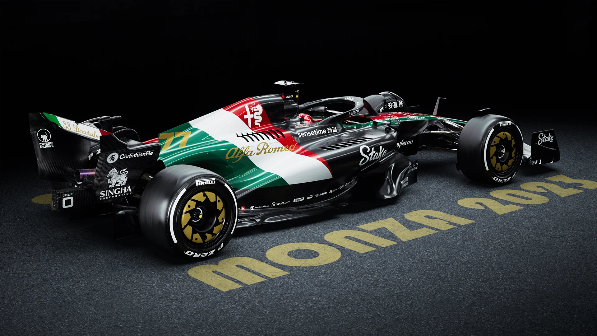 1920x1080 Alfa Romeo Unveil New Italian Inspired Tribute Livery For Their Home Race In Monza. Formula 1®