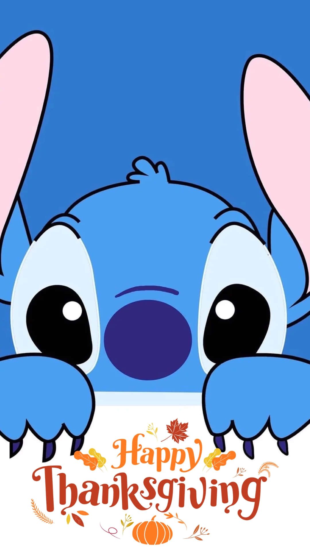 1080x1920 Download Thanksgiving Stitch Celebration Wallpaper