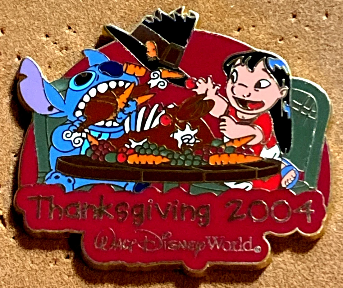 1104x930 Thanksgiving Walt Disney World Patches & Pins (1968 Now)