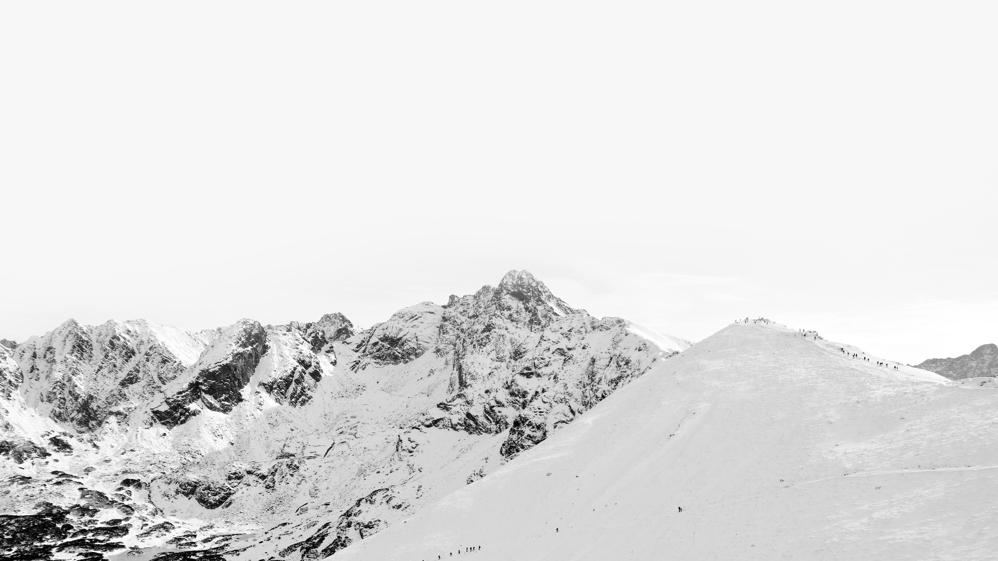 3840x2160 4k Desktop White Wallpaper