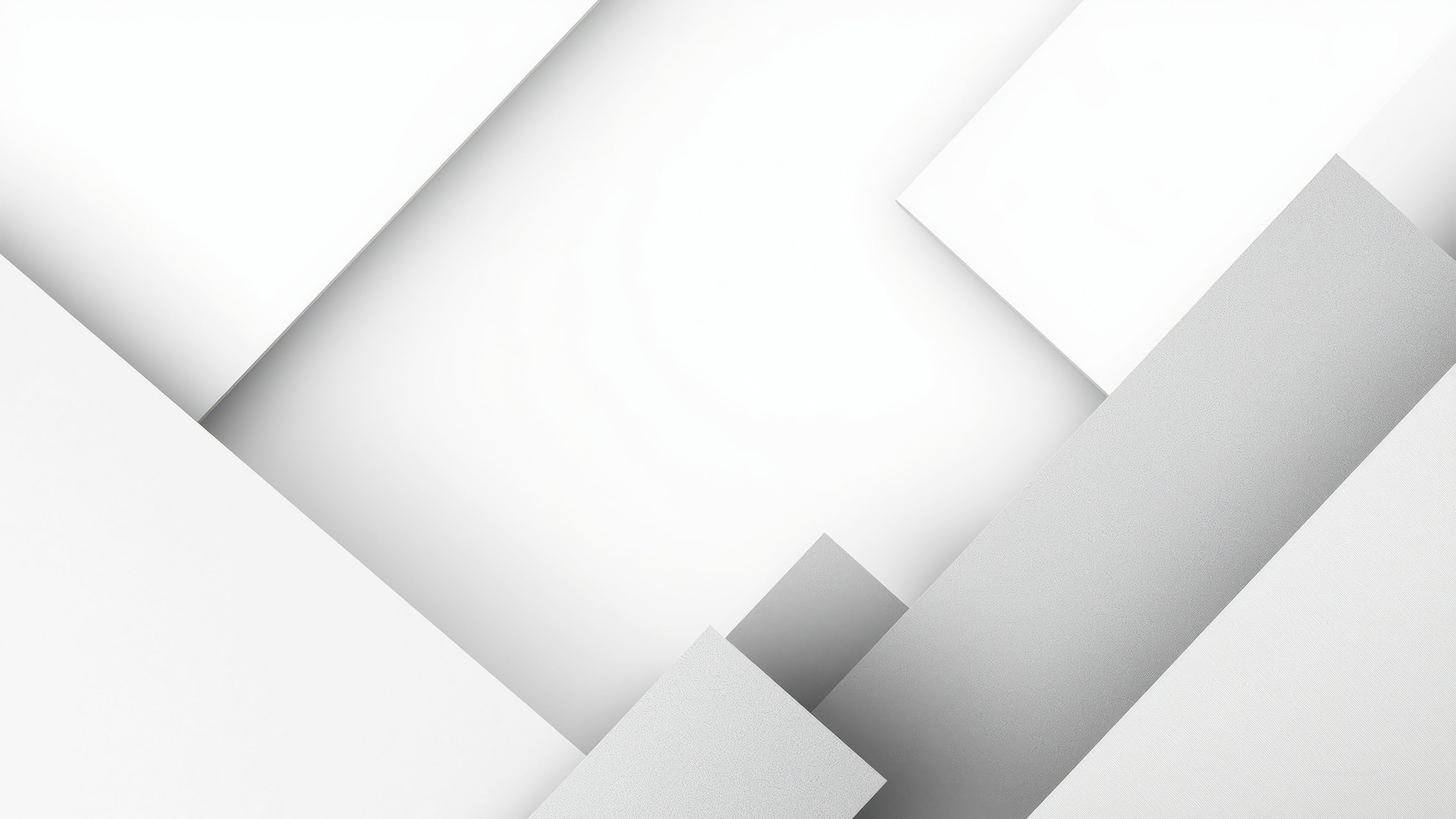 3840x2160 White background 4K elegance, White space