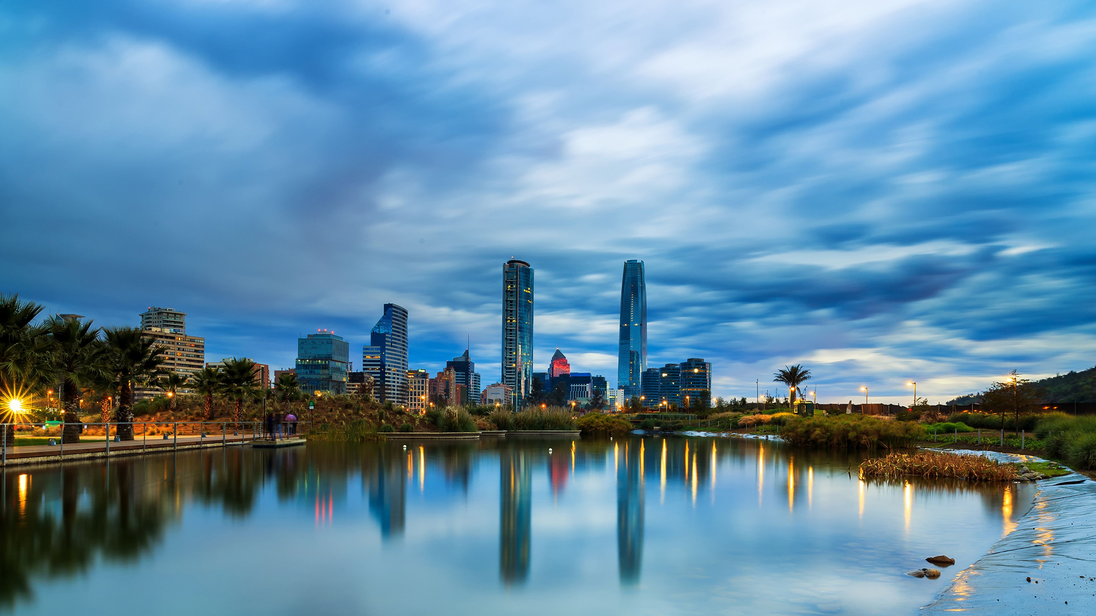 3840x2160 Santiago (Chile) Wallpaper