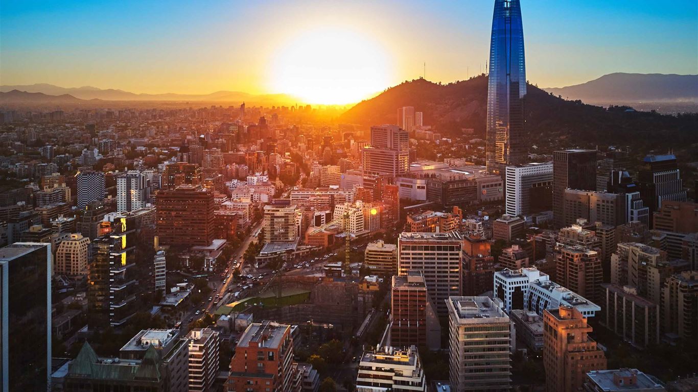 1366x768 Las Condes Santiago Chile Mac Wallpaper Download