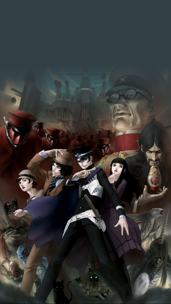 728x1294 Lots of SMT and Persona phone wallpaper (1440 x 2560 px)