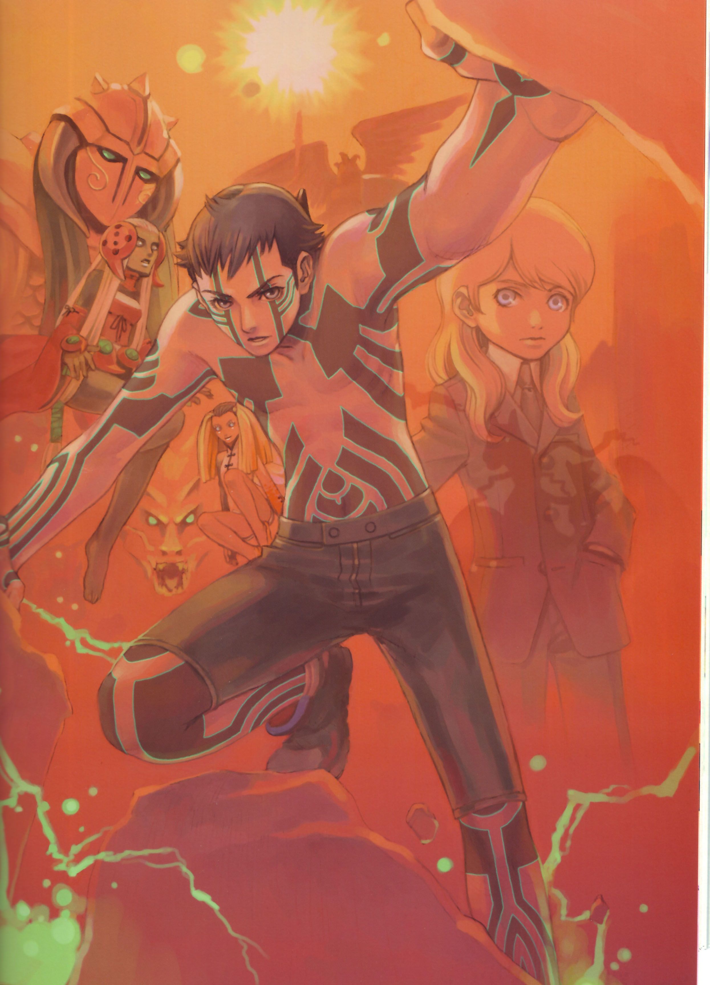2490x3455 Shin Megami Tensei III: Nocturne Mobile Wallpaper by Iwasaki Minako Anime Image Board
