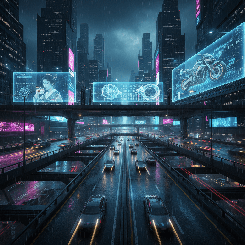 1024x1024 Cyberpunk Wallpaper Design Philosophy