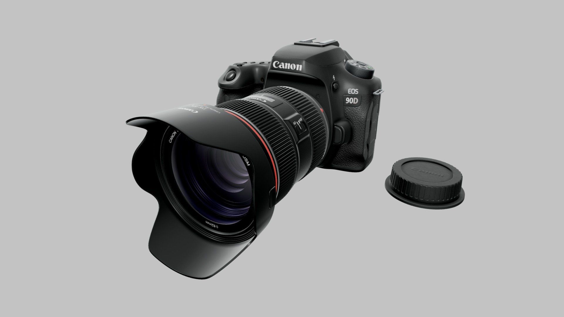 1920x1080 Canon EOS 90D DSLR camera model by HQ3DMOD [0a6ccf7]