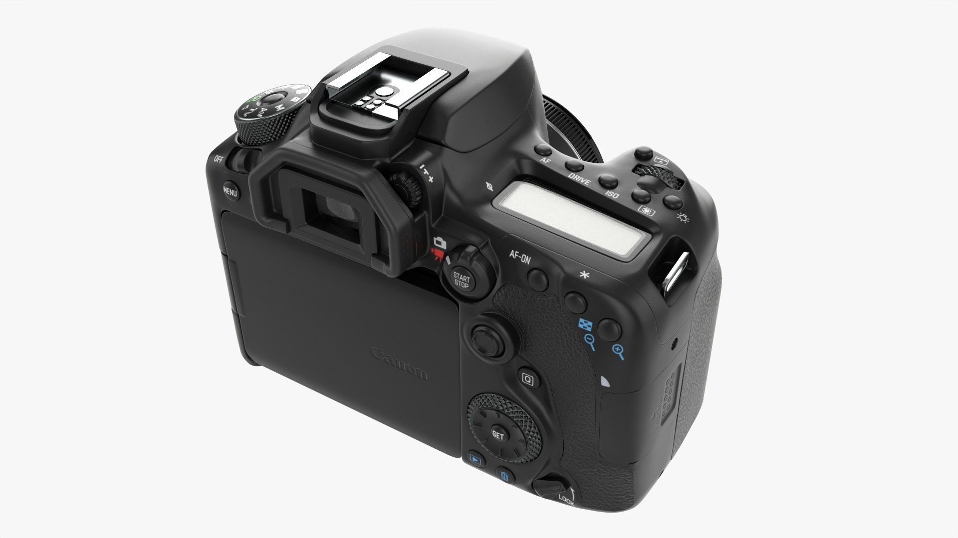 1920x1080 3D Canon EOS 90D DSLR Camera 50mm F1.8 STM Lens 01