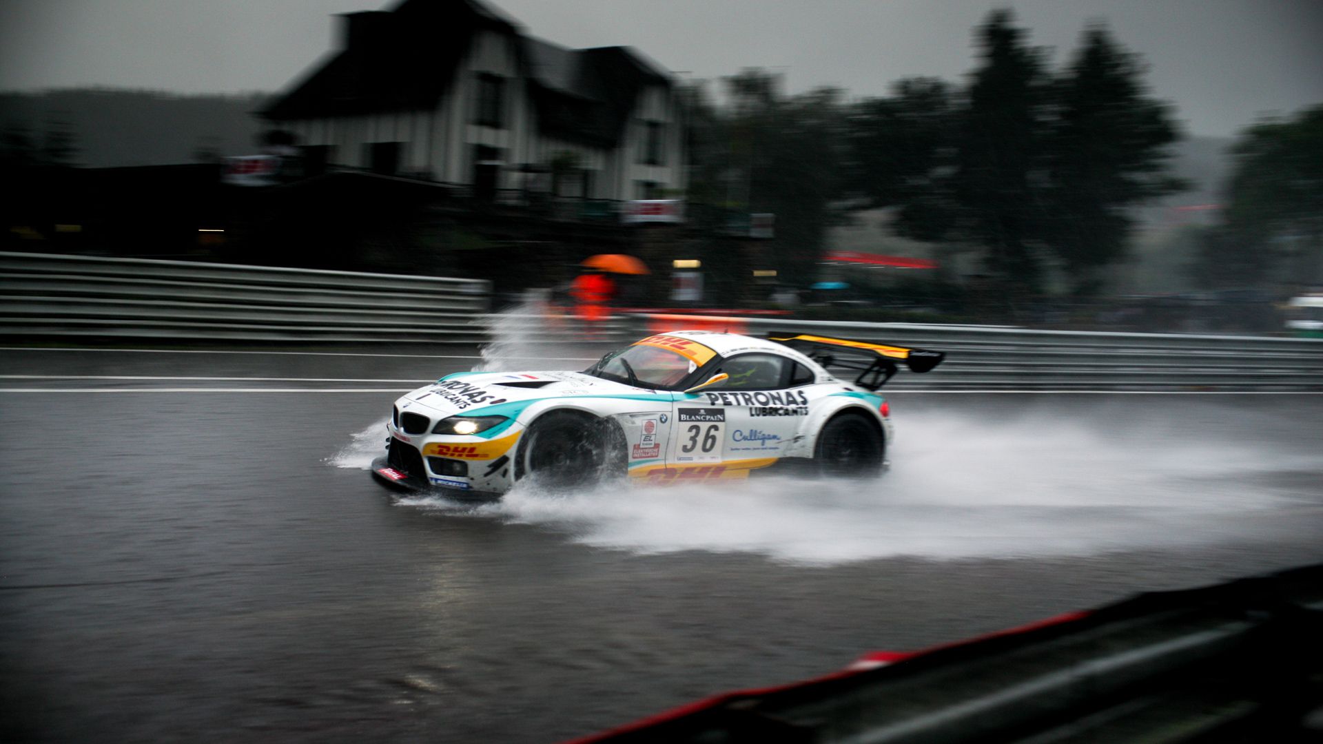 1920x1080 BMW Rain Race HD, 4K Car Wallpaper