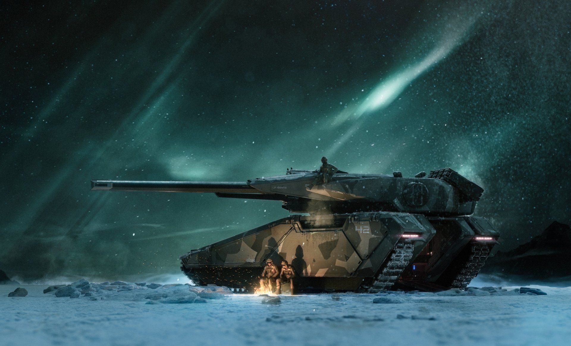 1920x1164 Star Citizen 2K Quad HD: Arctic Siege Tank Wallpaperx2126