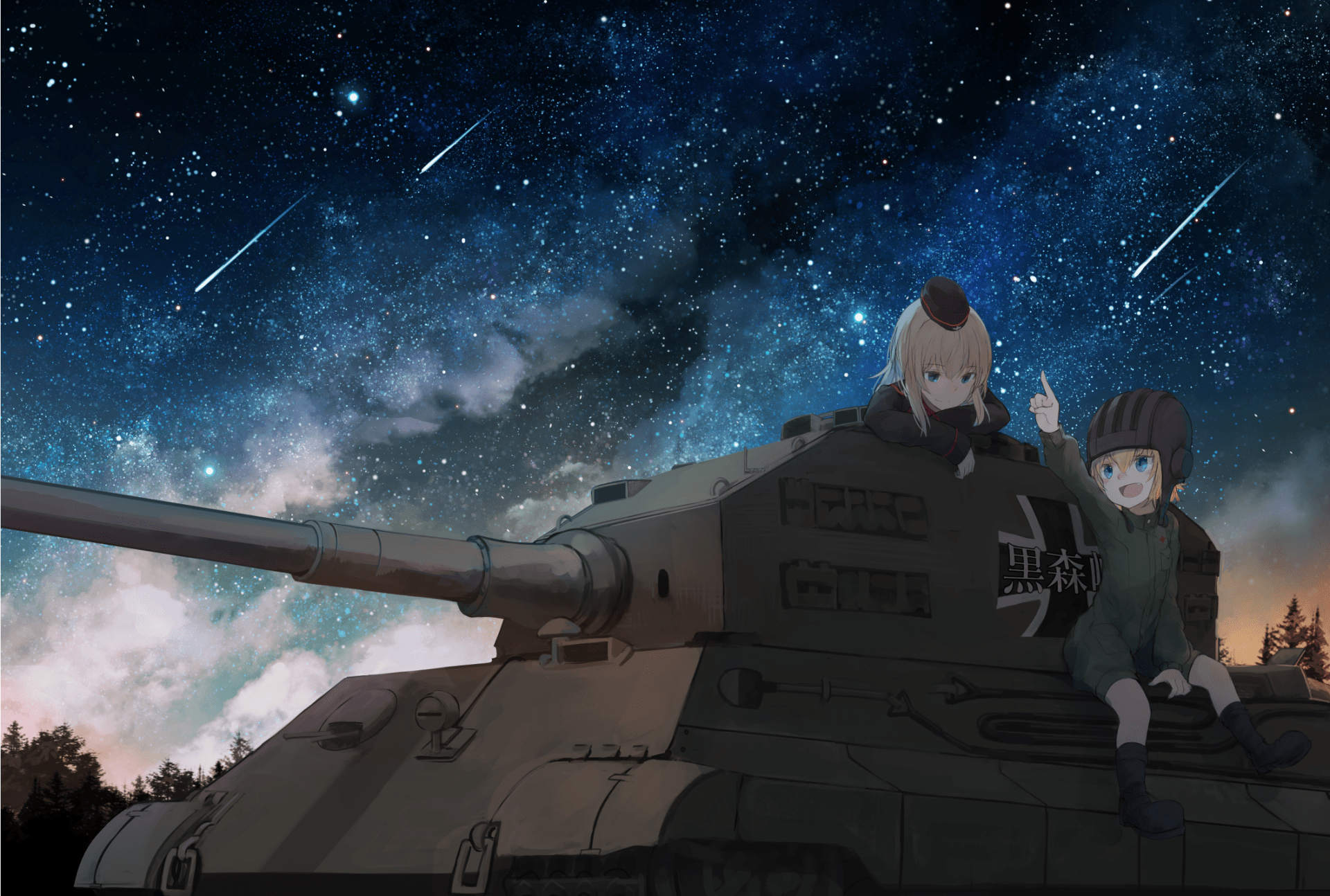 1920x1294 Starlit Adventure: Girls und Panzer HD Wallpaperx1429