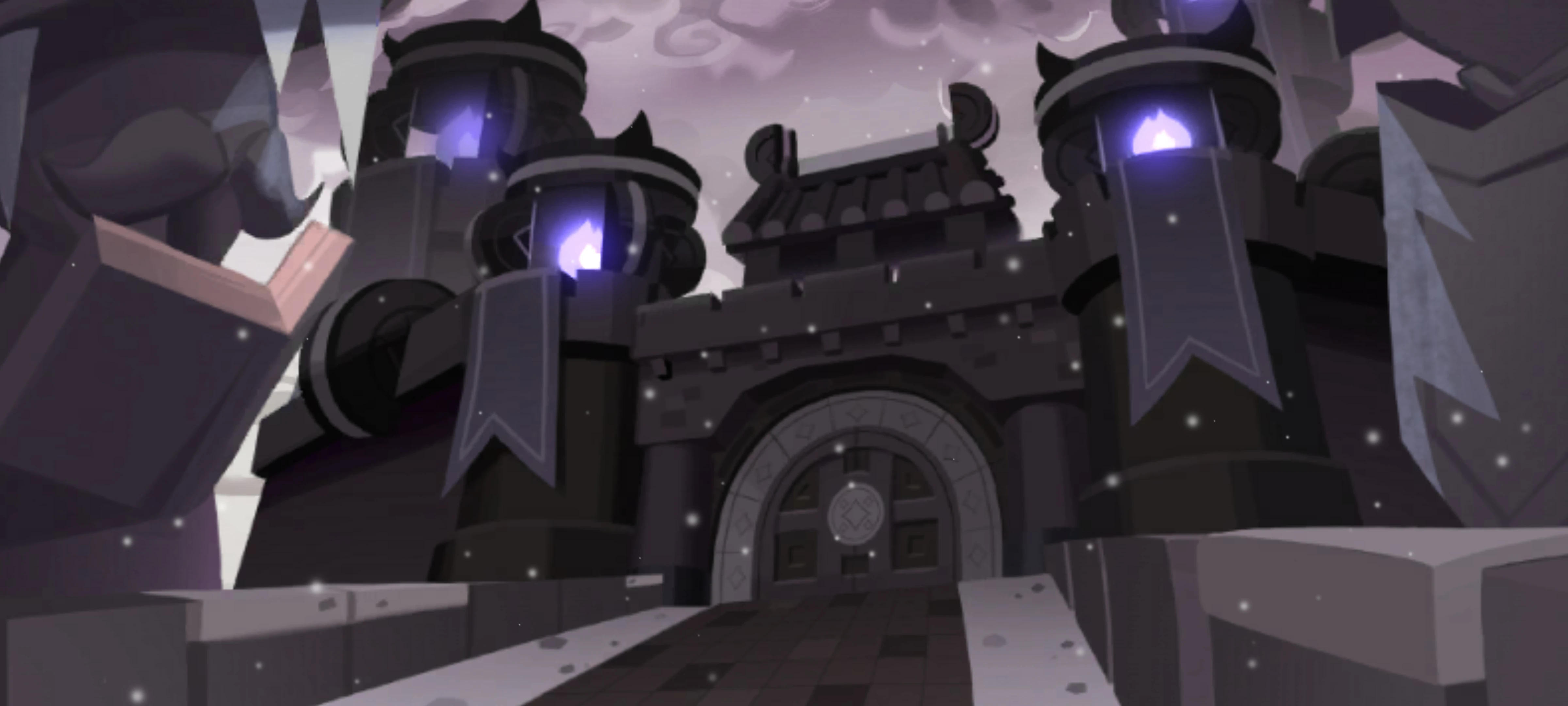 4800x2160 Snow on the Black Wall (Story). Cookie Run: Kingdom