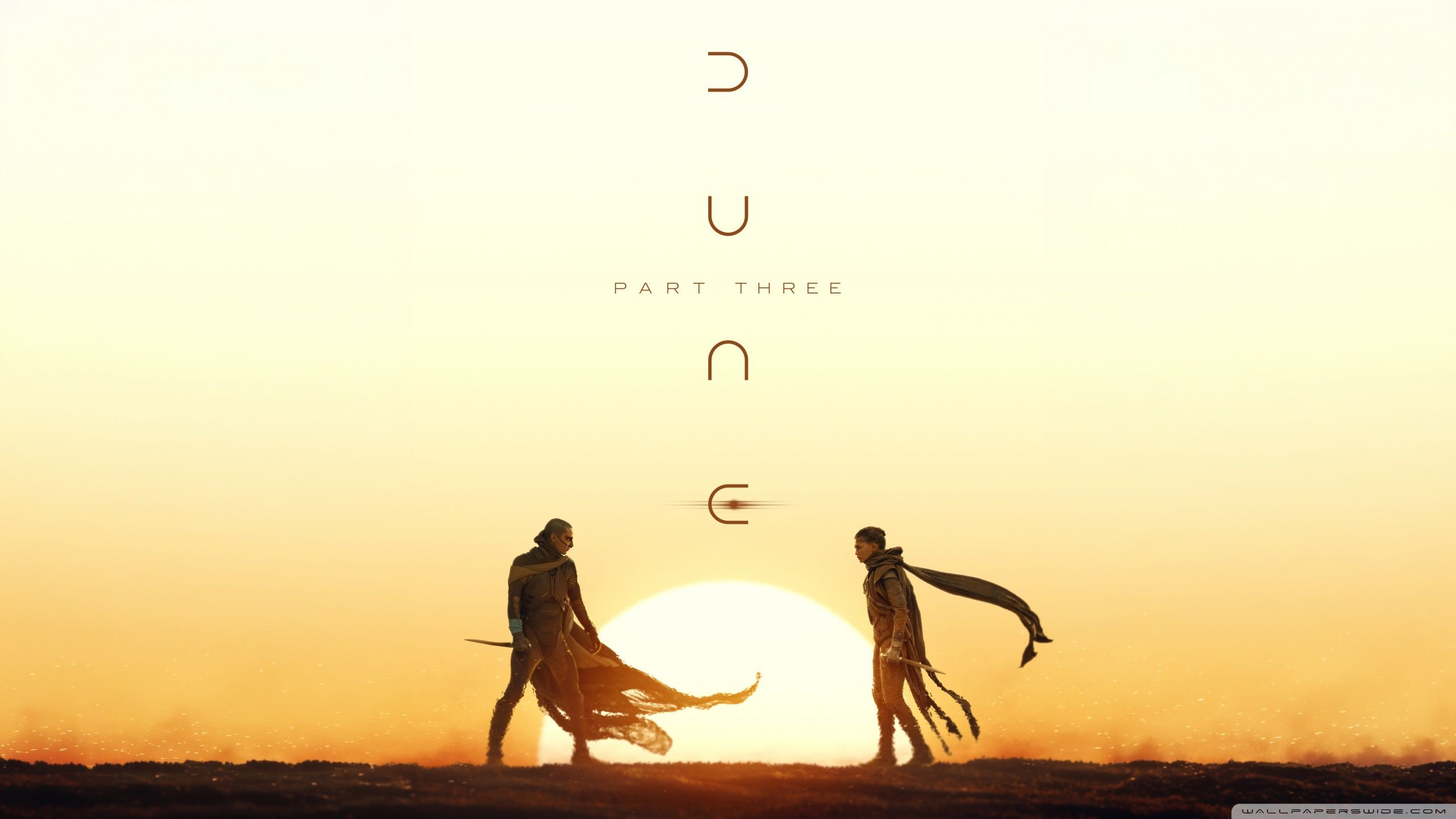 2560x1440 DUNE Part Three 2026 Movie 4K UHD Wallpaper for UltraHD Desktop and TV : Widescreen and UltraWide Display