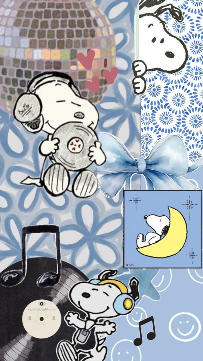 675x1200 Snoopy & music wallpaper. Peanuts wallpaper, Snoopy image, Cute blue wallpaper