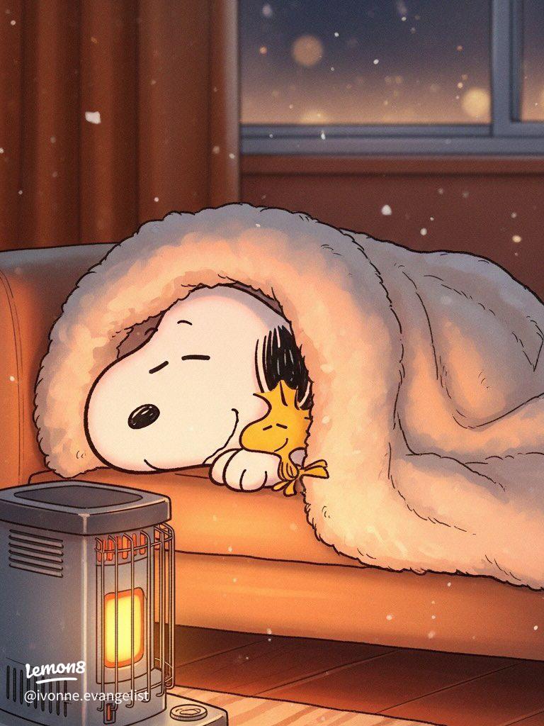 768x1024 Charming Snoopy Winter Wallpaper to Brighten Your Season real user experience on Lemon8