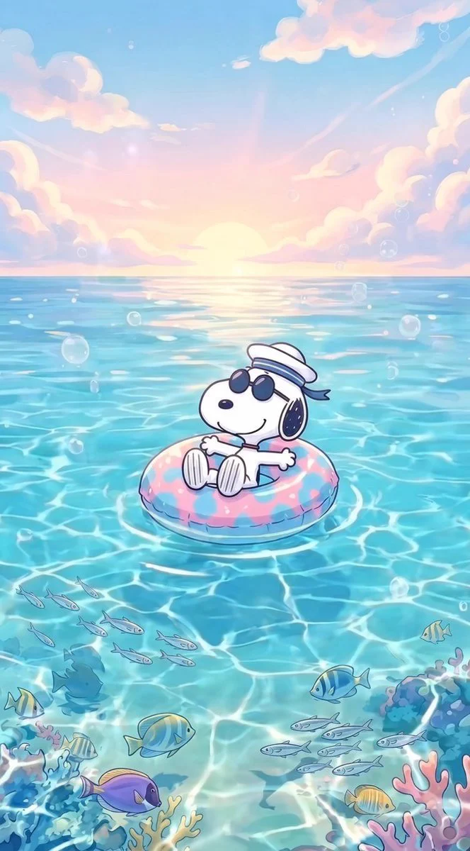 664x1200 Snoopy Wallpaper on X: Snoopy Summer Float / X