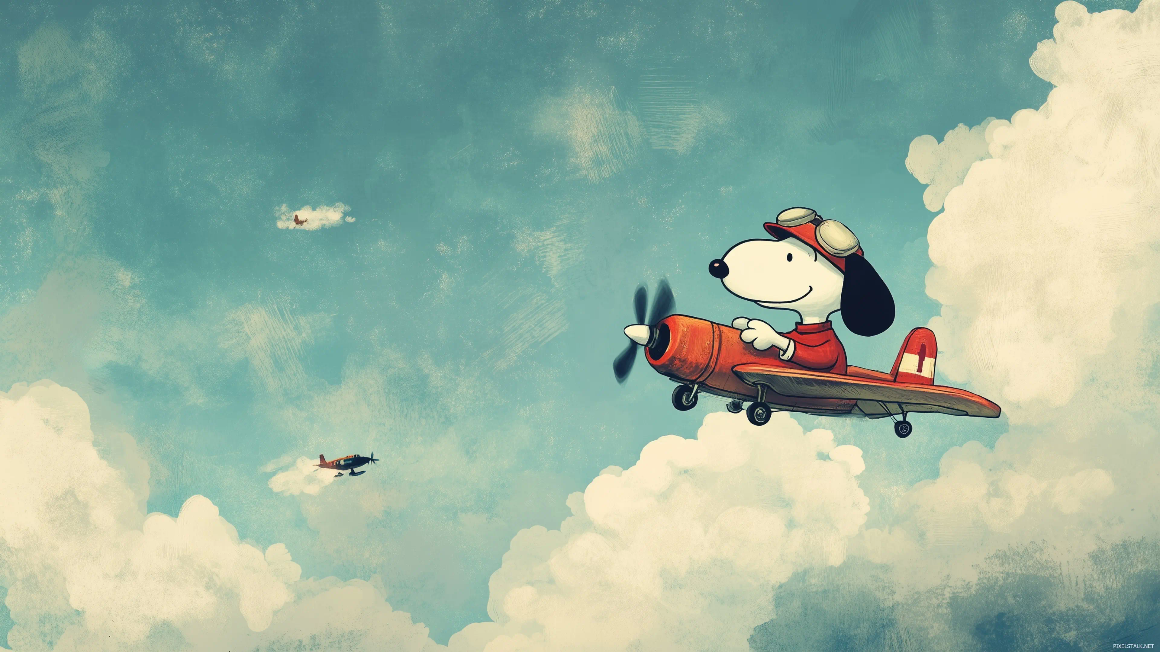 3840x2160 Desktop Snoopy HD Wallpaper