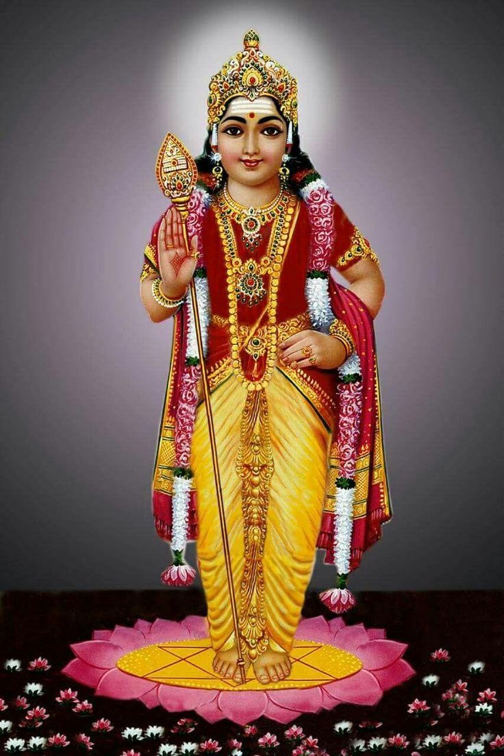 736x1104 Lord Muruga 3D Wallpaper