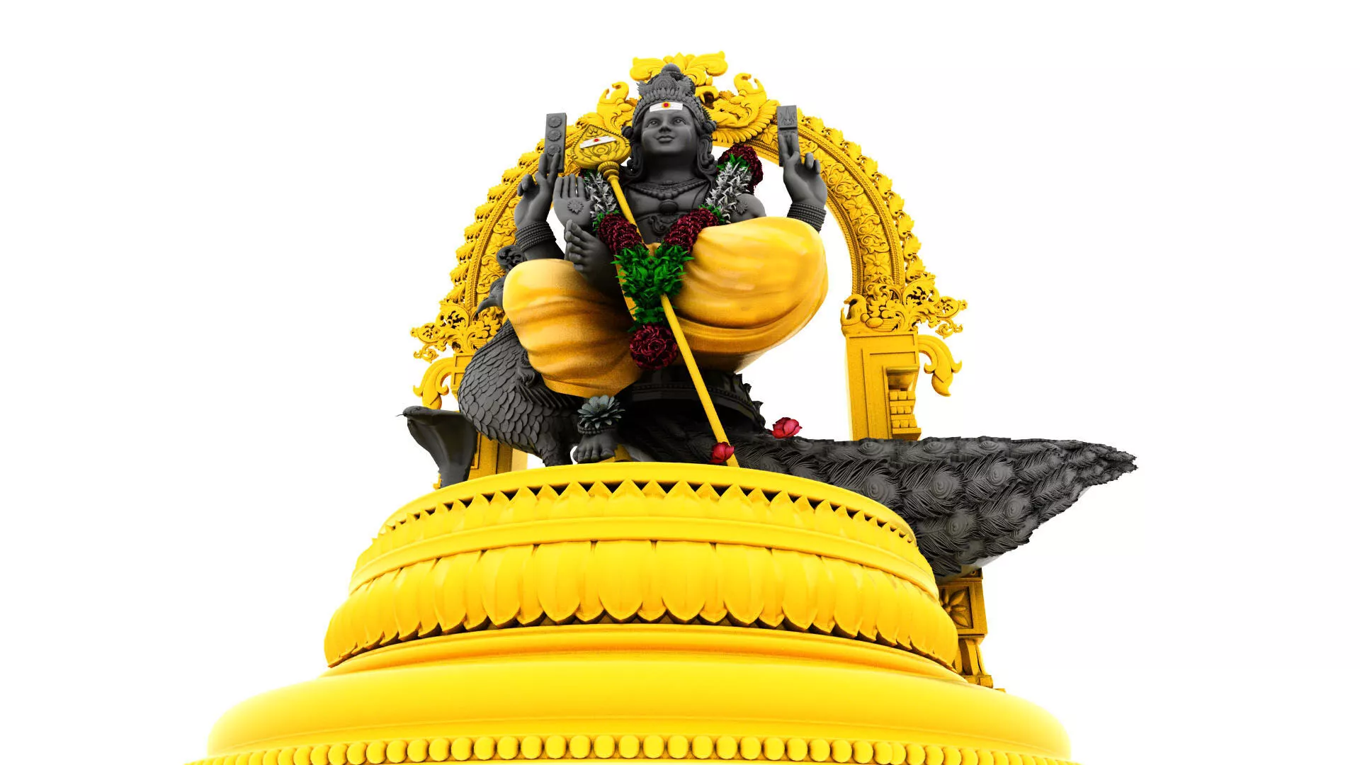 1920x1080 lord murugan muruga 3D model