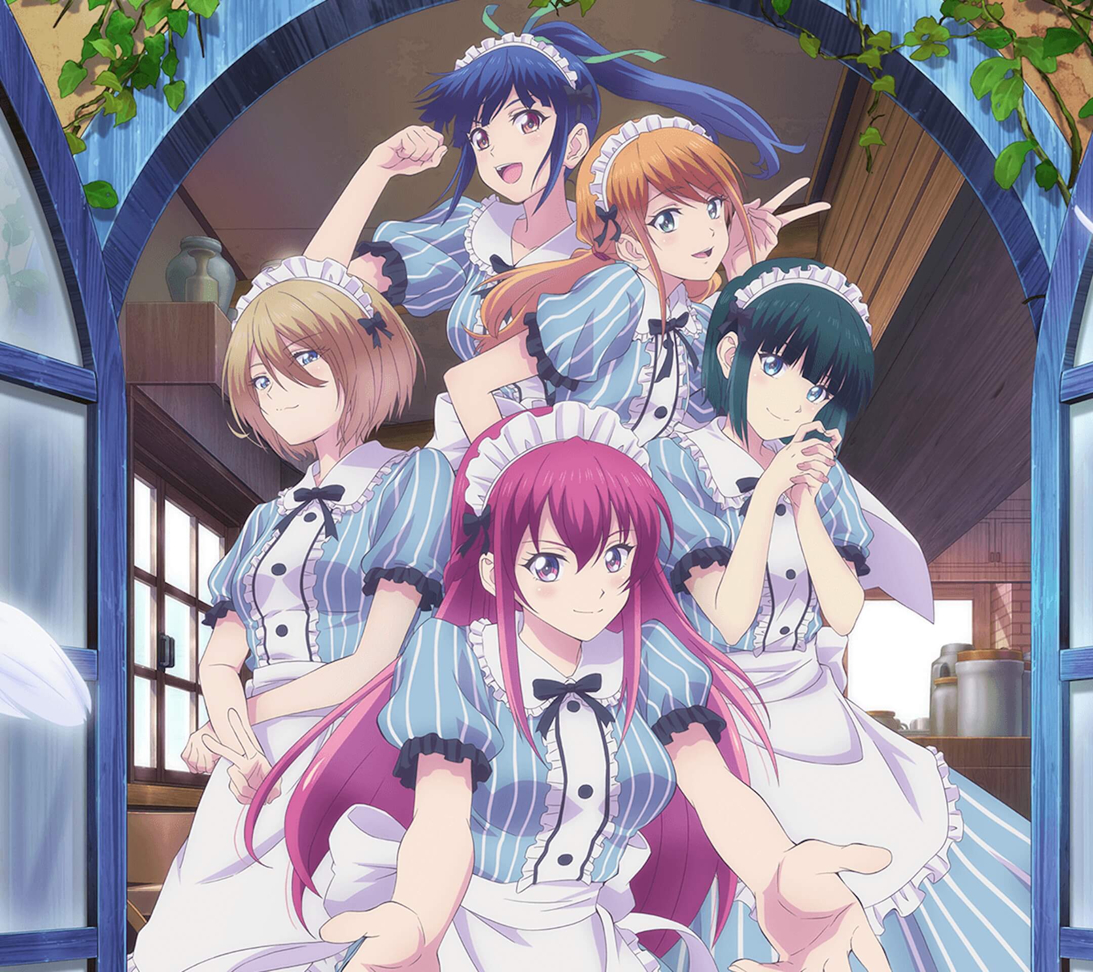 2160x1920 Megami No Cafe Terrace Wallpaper