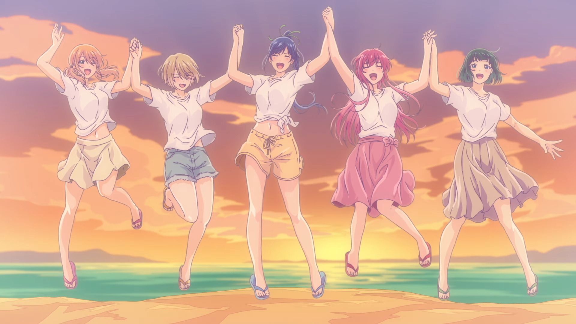 1920x1080 Megami No Cafe Terrace Wallpaper