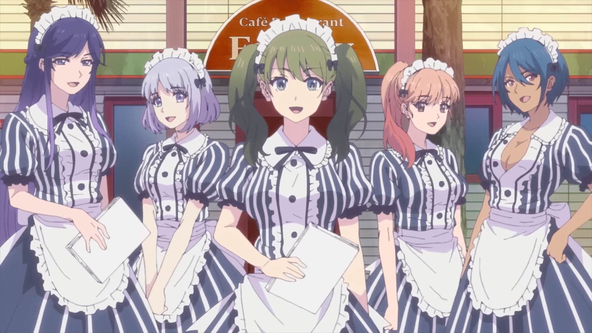 1920x1080 The Café Terrace and Its Goddesses Season 2 Airs July and Key Visual Released