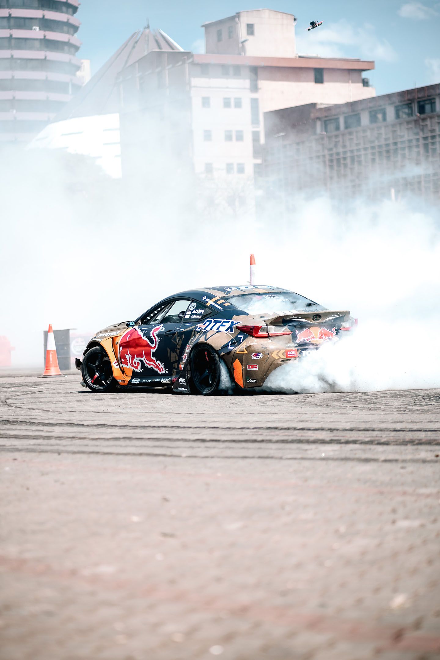 1440x2160 Red Bull Car Park Drift Kenya