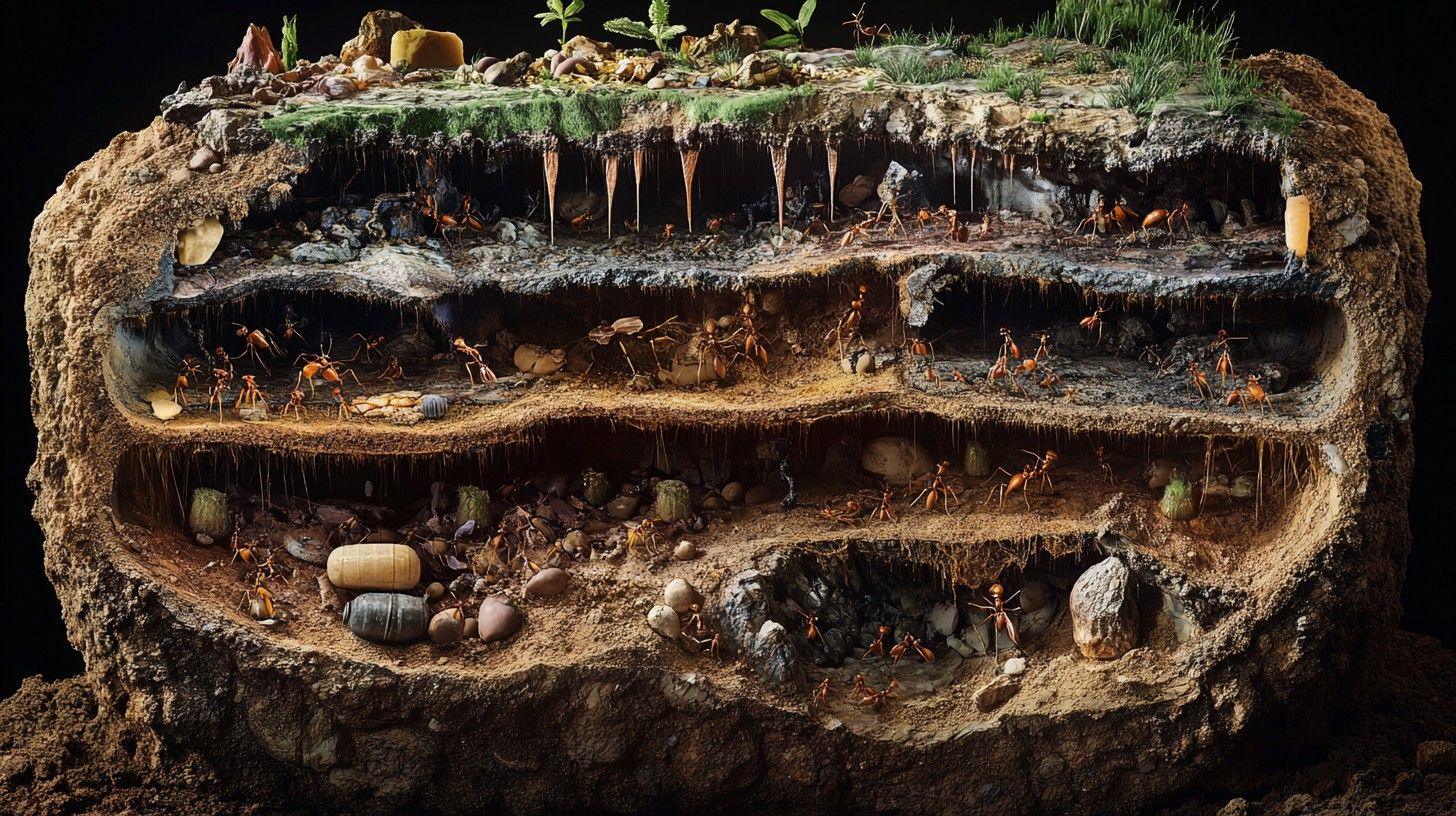 1456x816 Download Underground Ant City Image, Colony, Underground