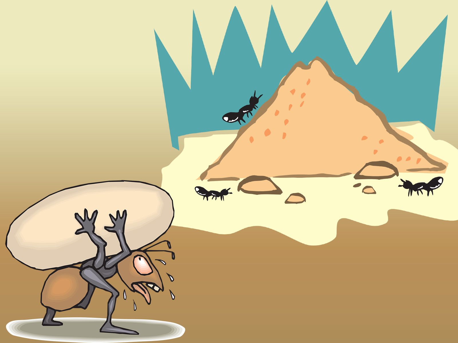 1600x1200 Ant Colony Background. Animals Templates. Free PPT Grounds