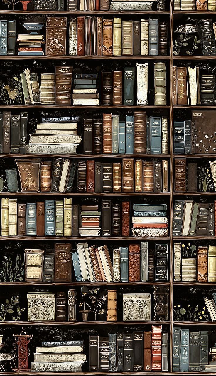 736x1279 Perpustakaan vintage. Latar belakang kertas, Resensi buku