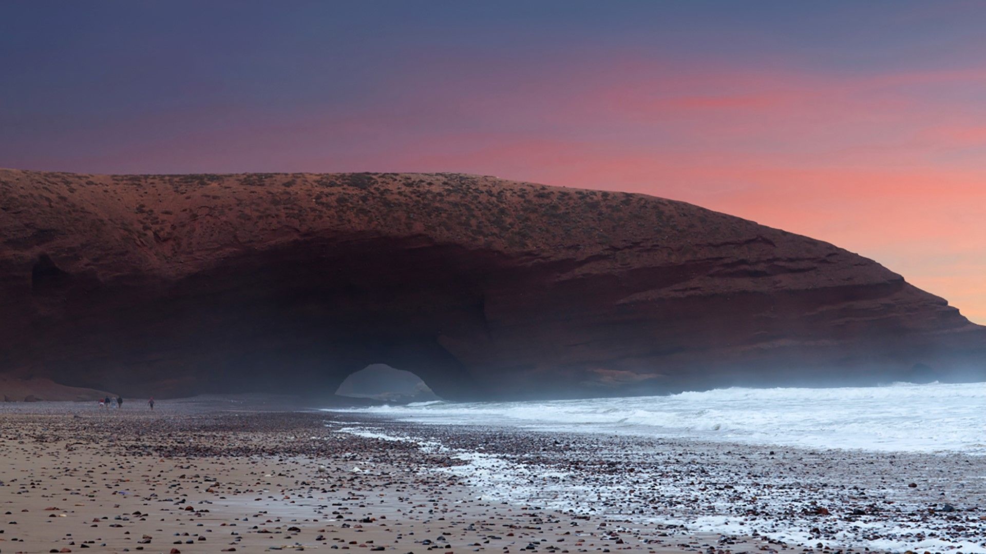 1920x1080 Legzira Beach in Morocco, North Africa. Windows Spotlight Image