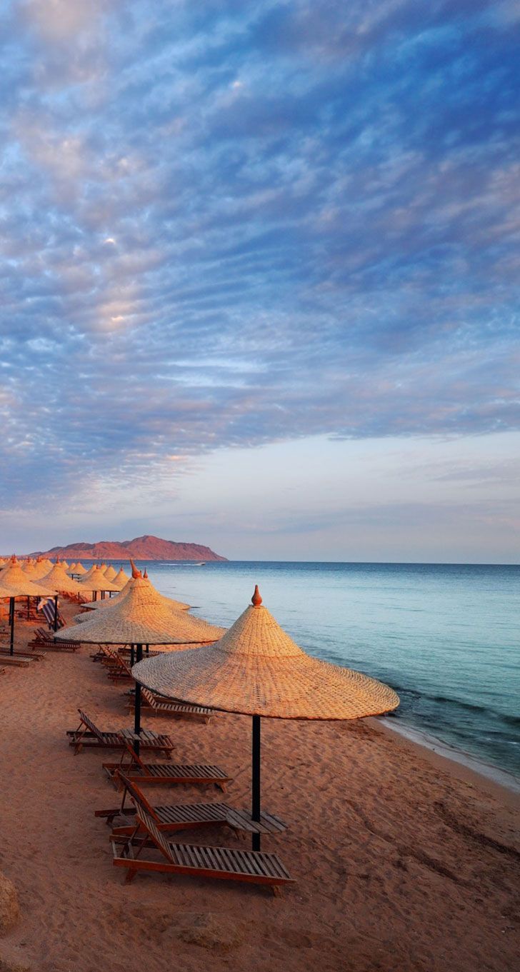 728x1361 Sunrise at Sharm El Sheikh Beach, Red Sea, Egypt. Beautiful red sea, Morocco beach image