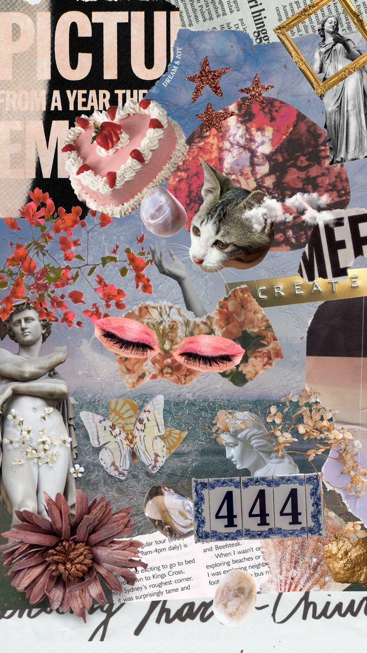 736x1308 Aesthetic Collage Wallpaper Wallpaper Patterns ✨