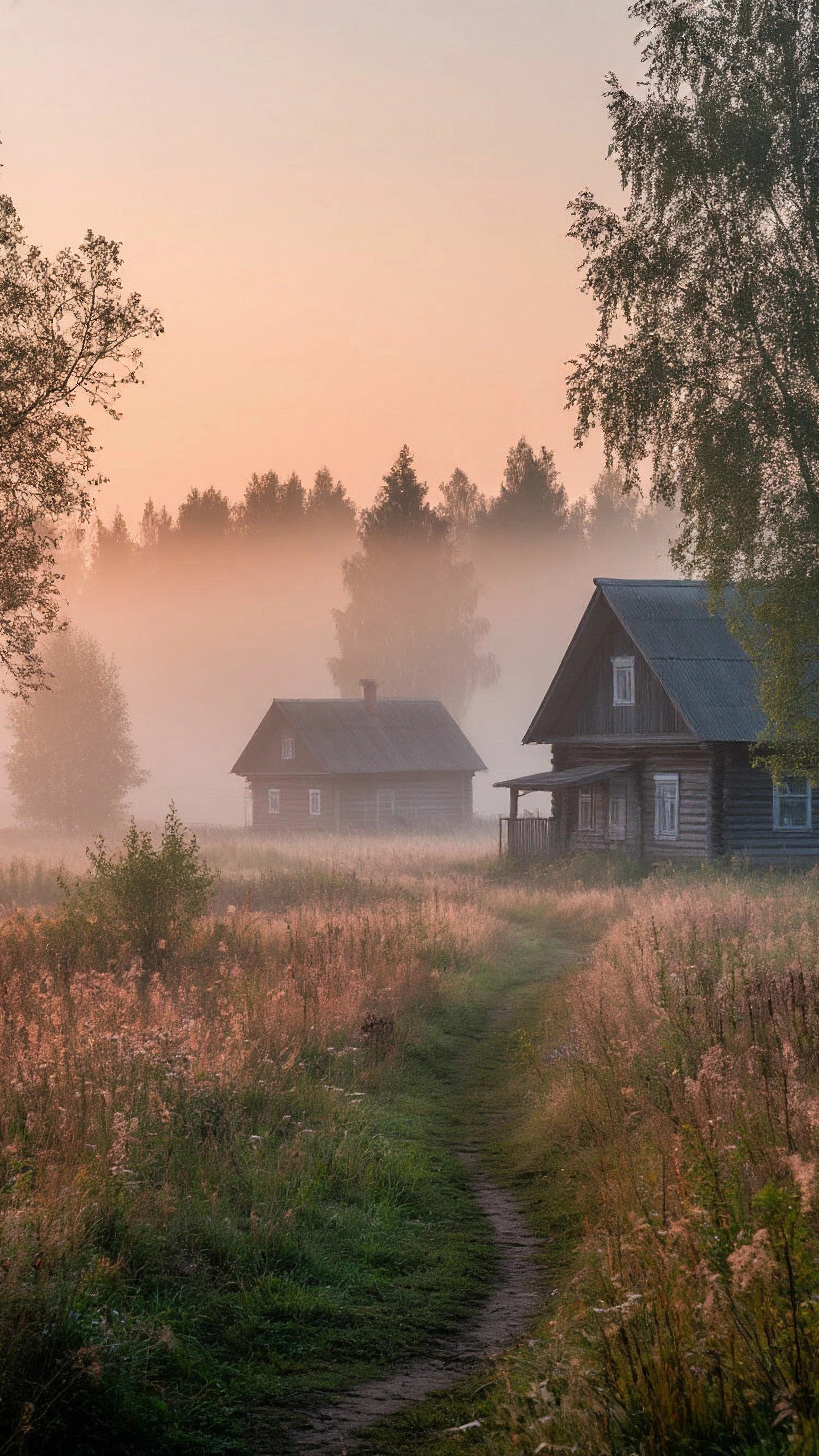 3024x5376 Russian Countryside Wallpaper