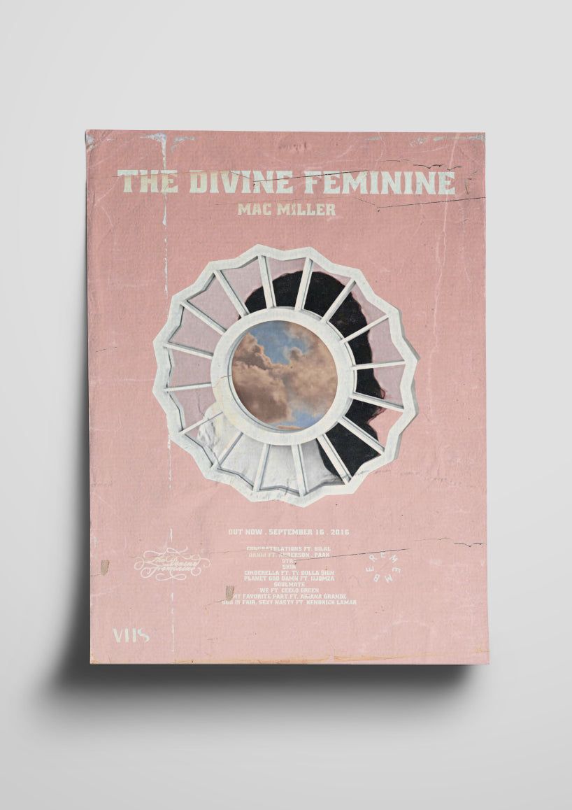 818x1158 Mac Miller 'The Divine Feminine' Poster