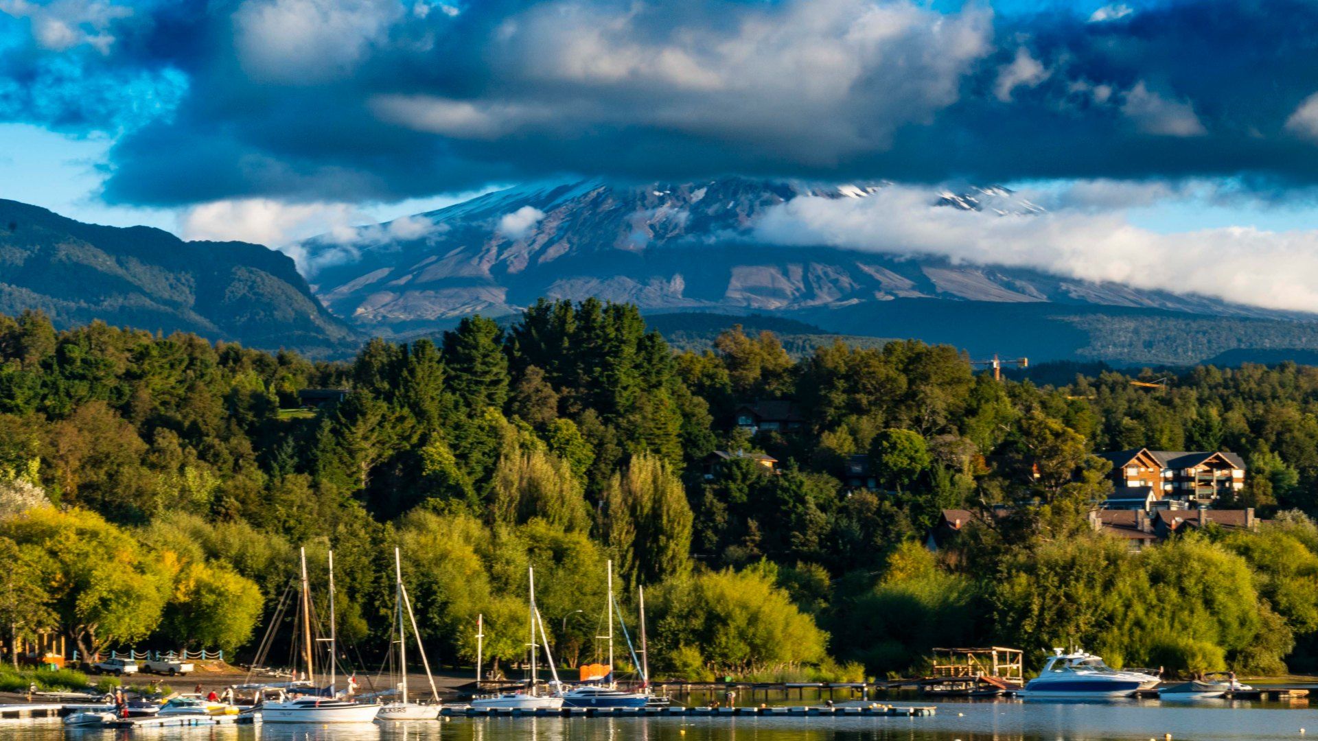 1920x1080 Pucon to Puerto Fuy, Chile