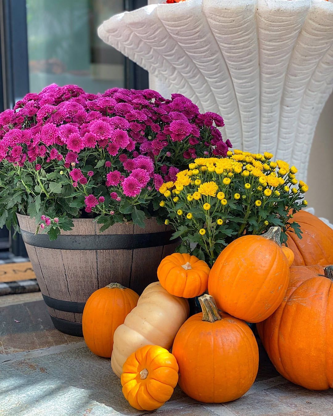 1080x1350 Easy Tips For Decorating With Mums And Pumpkins