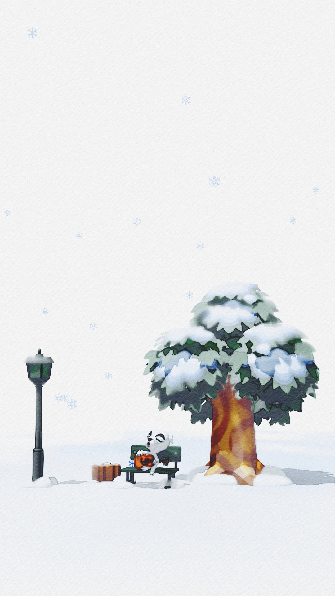 1080x1920 I Made a Wintry K.K. Slider Phone wallpaper, hope you enjoy it!