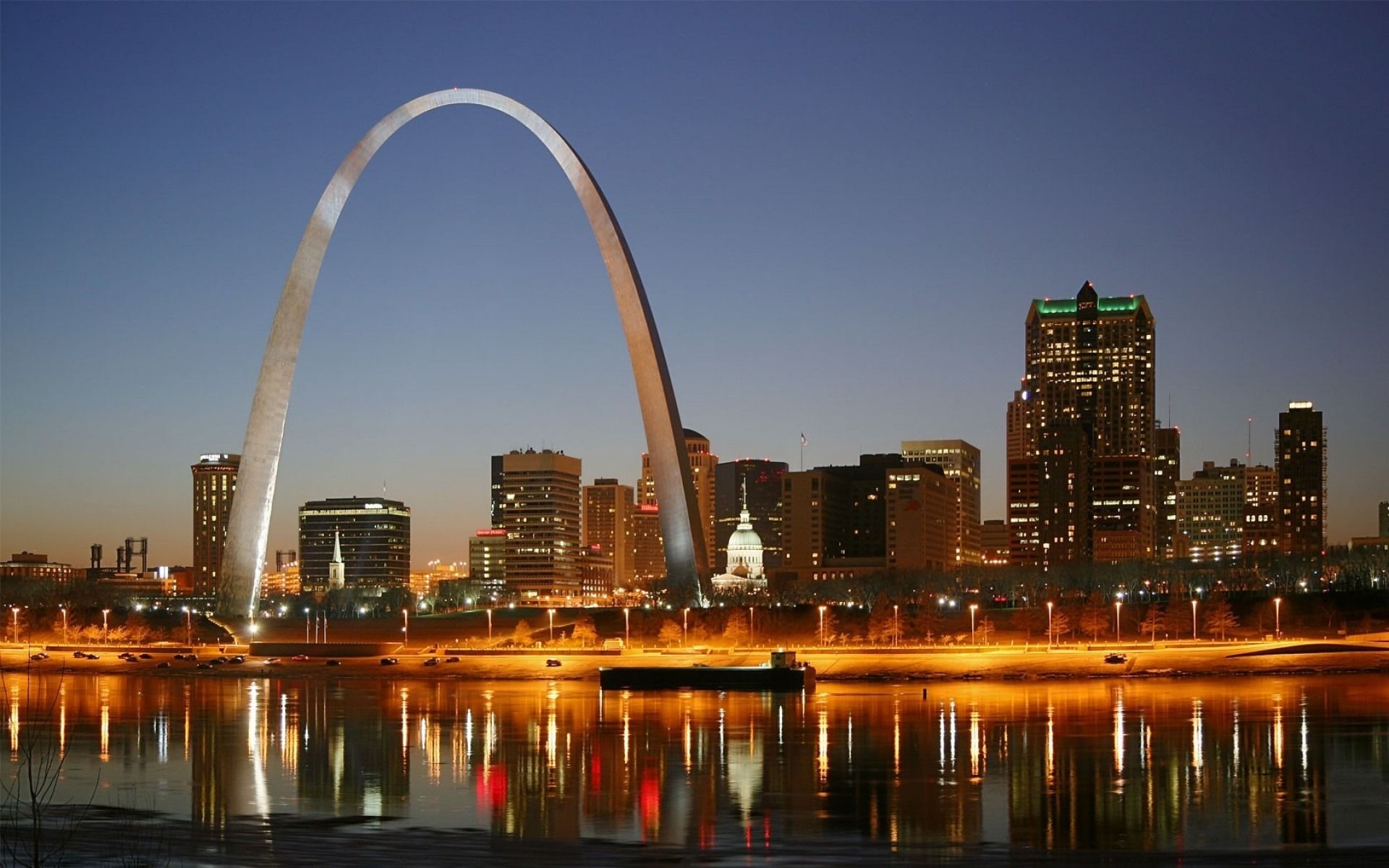 1920x1200 The Gateway Arch Cities HD Wallpaper