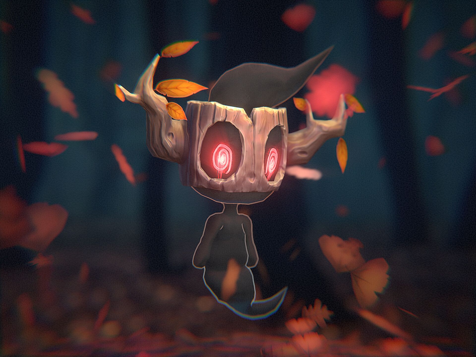 1920x1440 Phantump in the wood