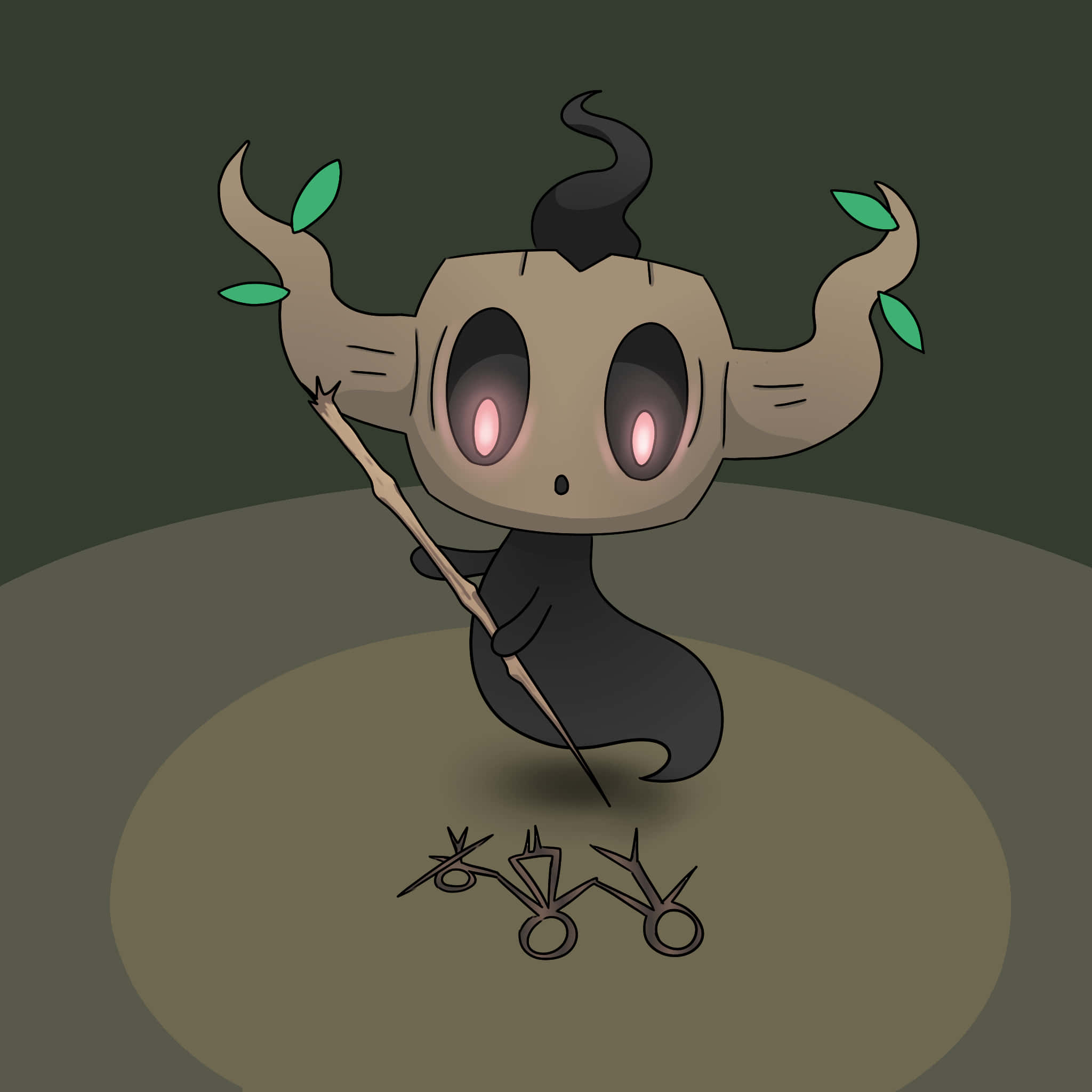 2048x2048 Download Phantump Drawing Stick Wallpaper